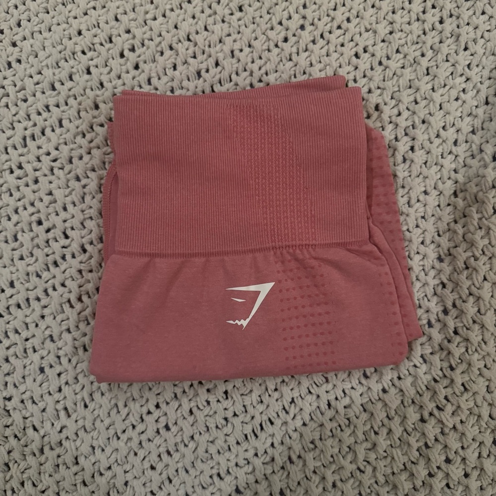 Gymshark High-Waisted Seamless Shorts in Mauve Pink